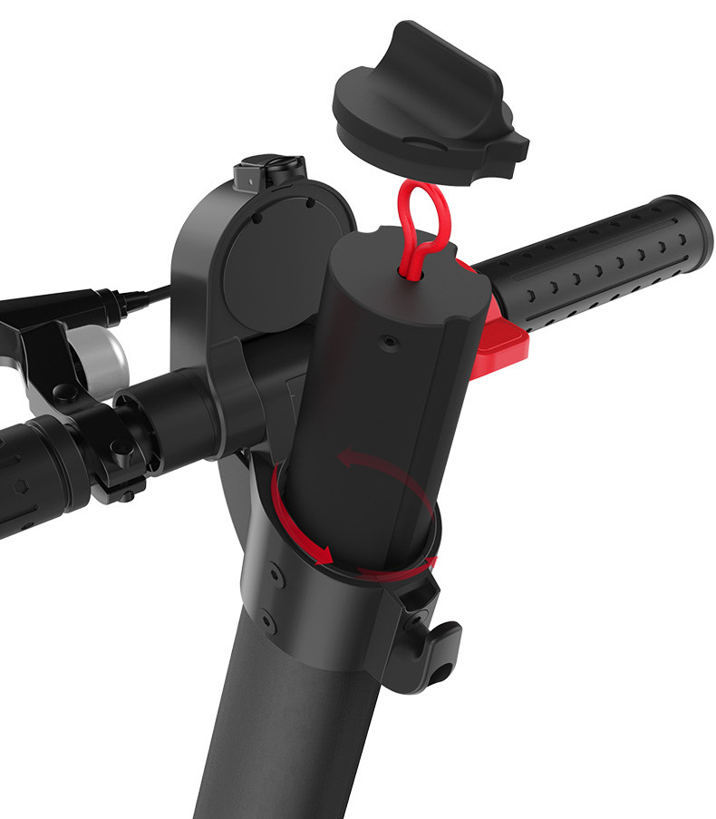 Batería de litio Huanxi HX-X7 36V 5.0AH/6.4AH para scooter, scooter de movilidad portátil con batería de larga duración