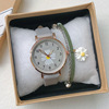 Girls Little Daisy Watch Girls Ins Green Mori College Feng Girl Girls Junior High School Students Simple temperament