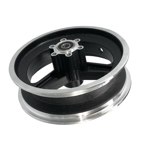 Electric scooter parts 10x2.70-6.5 front wheel aluminum hub 10-inch tire wheel rim 6.5-inch steel rim