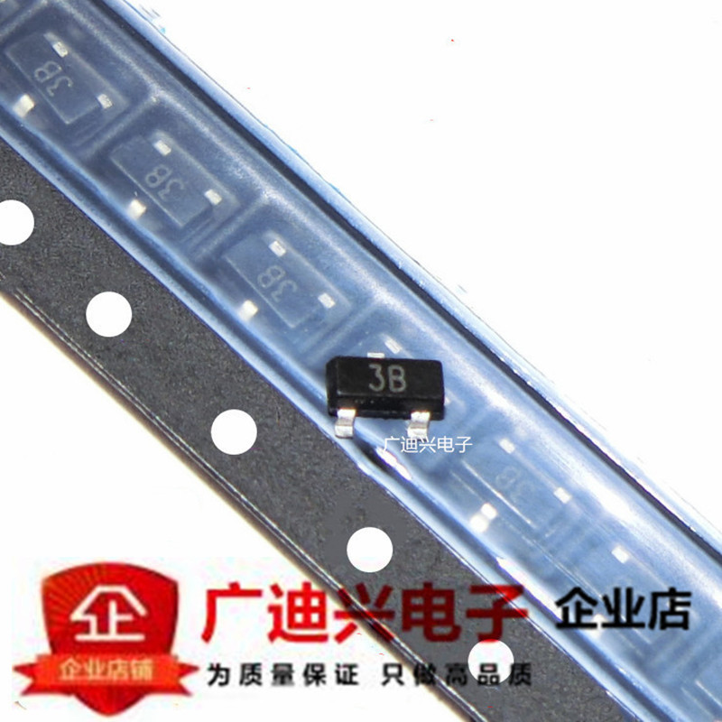 贴片三极管BC856B 丝印3B SOT-23 PNP晶体管LBC856BLT1G SOT23