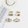 Retro train from pearl, pendant, earrings with accessories, accessory