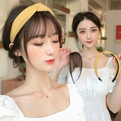 Manufactor wholesale new pattern Korean Edition Hair hoop Removable atmosphere Qi Liu Wig No trace Accessories