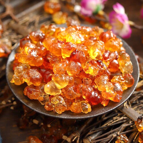 Source production direct wholesale, hand-trimmed pearl particles peach gum three treasures peach gum snow yam soap nut rice glue collagen combination