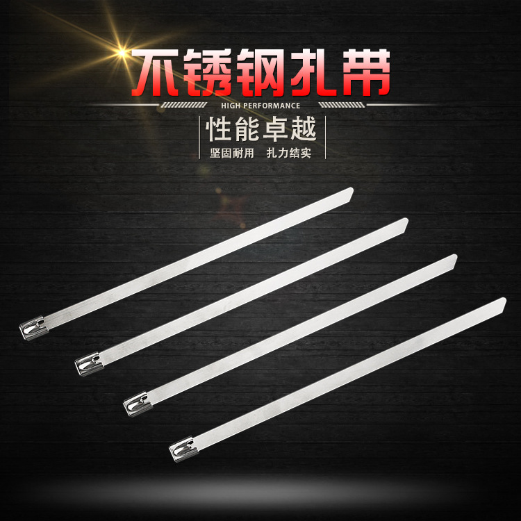 201 304 316材质不锈钢扎带4.6-19mm厂家直发  样品免费