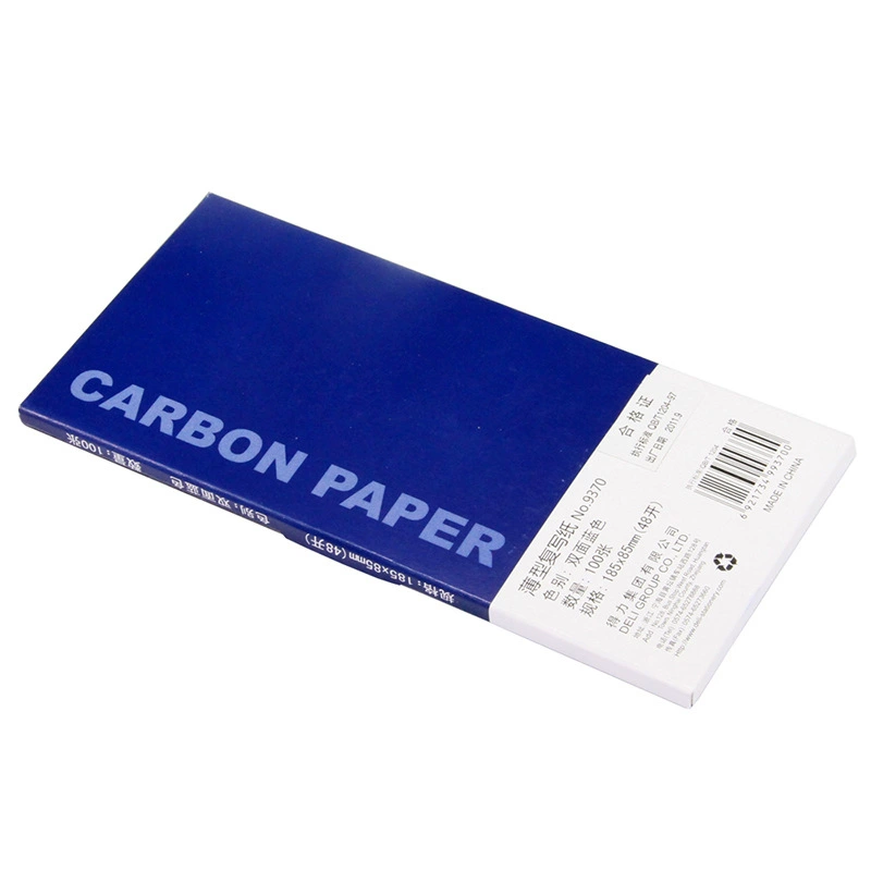 9370 thin-type duplicate paper (blue) (18.5*8.5cm) -48k (100 pieces/box)