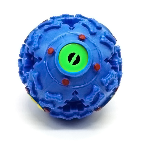 Pet food leaking ball/strange barking ball educational toy cat teddy dog ​​sounding toy large, medium and small sound ball