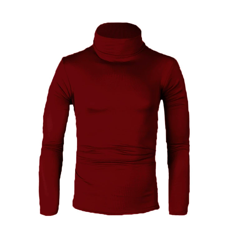 Knitted demi-season colored sweater for leisure, city style, slim fit