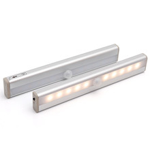 跨境人體感應燈家用LED玄關燈衣櫃燈USB充電池小夜燈走廊樓道燈