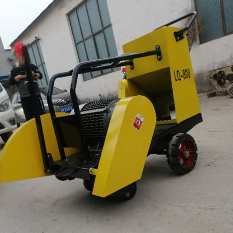 电动地面切割机 自动行走式路面切割刻纹一体机厂家