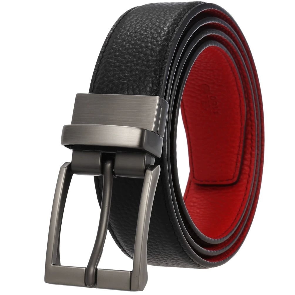 Men's festive leather belt, cowhide
