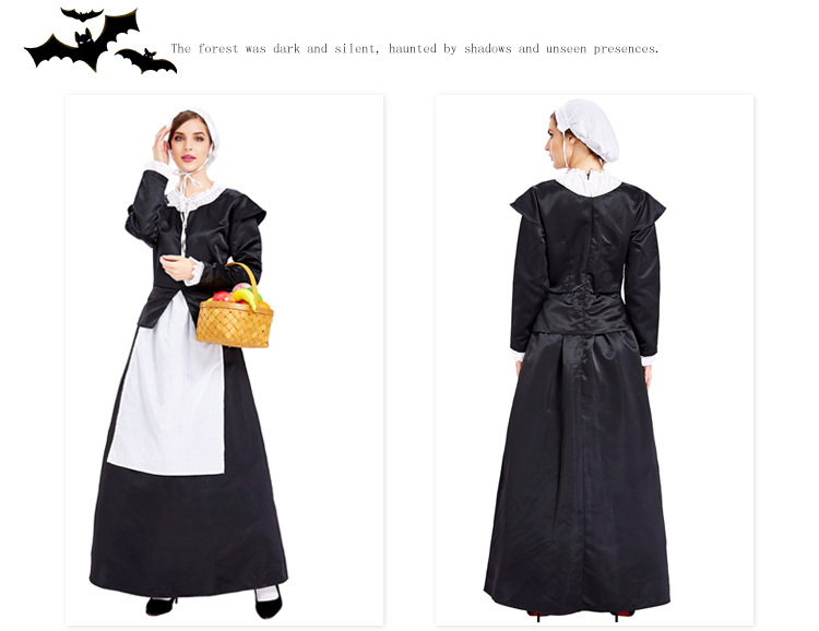 pastoral housekeeper maid dress cosplay costume nihaostyles wholesale halloween costumes NSPIS79048