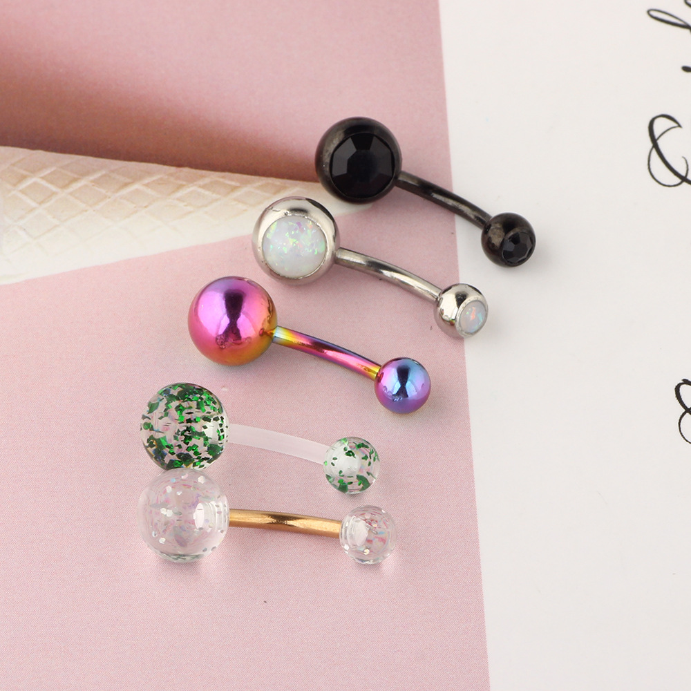 Pointed titanium steel lip stud product view