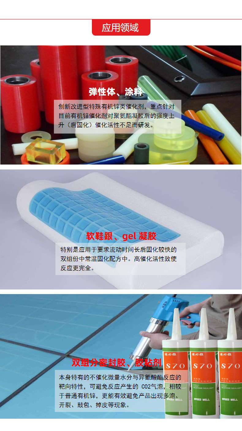 聚氨酯弹性体-后固化催化剂应用领域