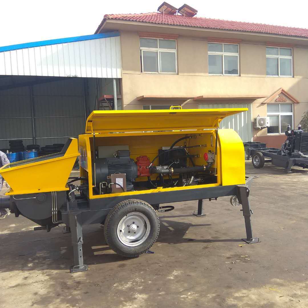 混凝土泵 混凝土地泵 输送泵 HBTS40-9-45拖泵 40细石泵 混凝土泵