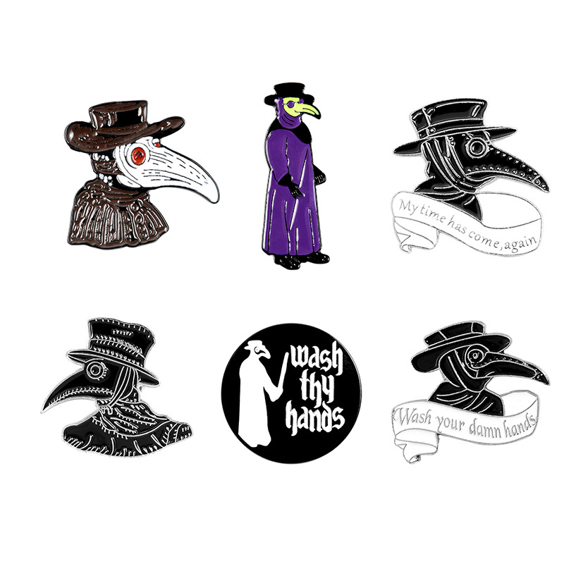 Animal Pattern Unisex Gender Simple Style Pin Animal Alloy Stoving Varnish Unisex Brooches