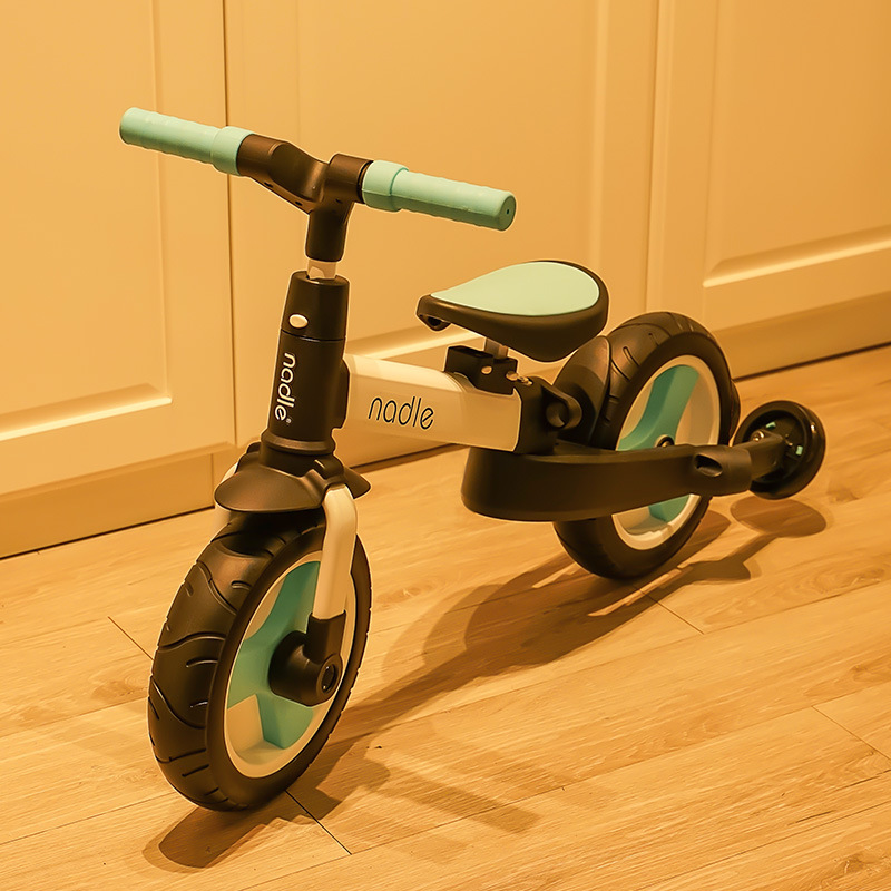 纳豆儿童平衡车自行车多用宝宝1-2-3-6岁滑行车脚踏儿童三轮车