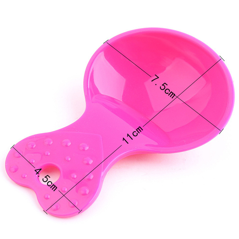 Comida para mascotas cuchara comida para perros comida para gatos cuchara caramelo color plástico amor comida cuchara comida para perros pala suministros para mascotas