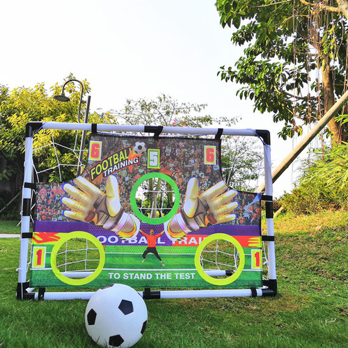 Children's outdoor sports toys large football goal set plastic simple assembly football goal portable