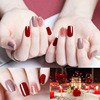 Nail sequins, nail polish, transparent set, three colors, does not fade, quick dry, no lamp dry, wholesale, long-term effect