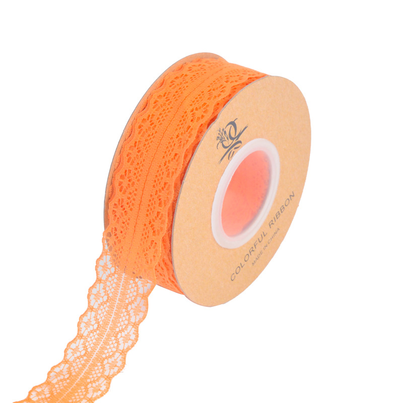 Fibra color 3cm flor pastel caja de regalo mano hecho a mano DIY tocado cinta de encaje arco cinta al por mayor