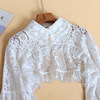 Lace false collar, shirt, decorations, demi-season sweater, Korean style