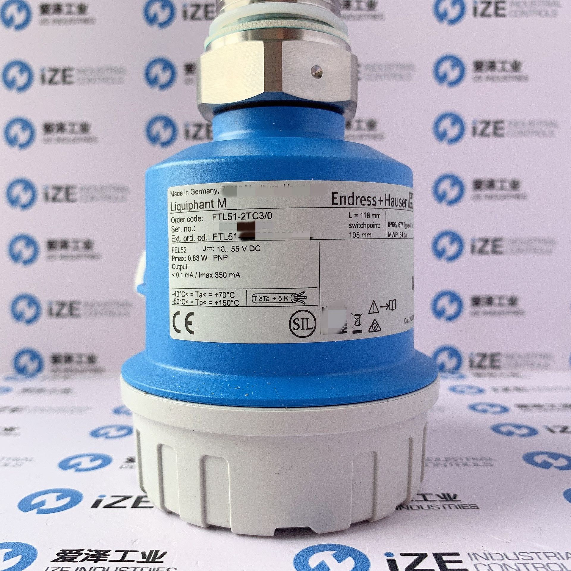 E+H液位计FTL51-2TC3/0 爱泽工业供应