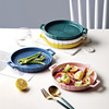 Scandinavian dinner plate home use, hair mesh, tableware, 3D, internet celebrity