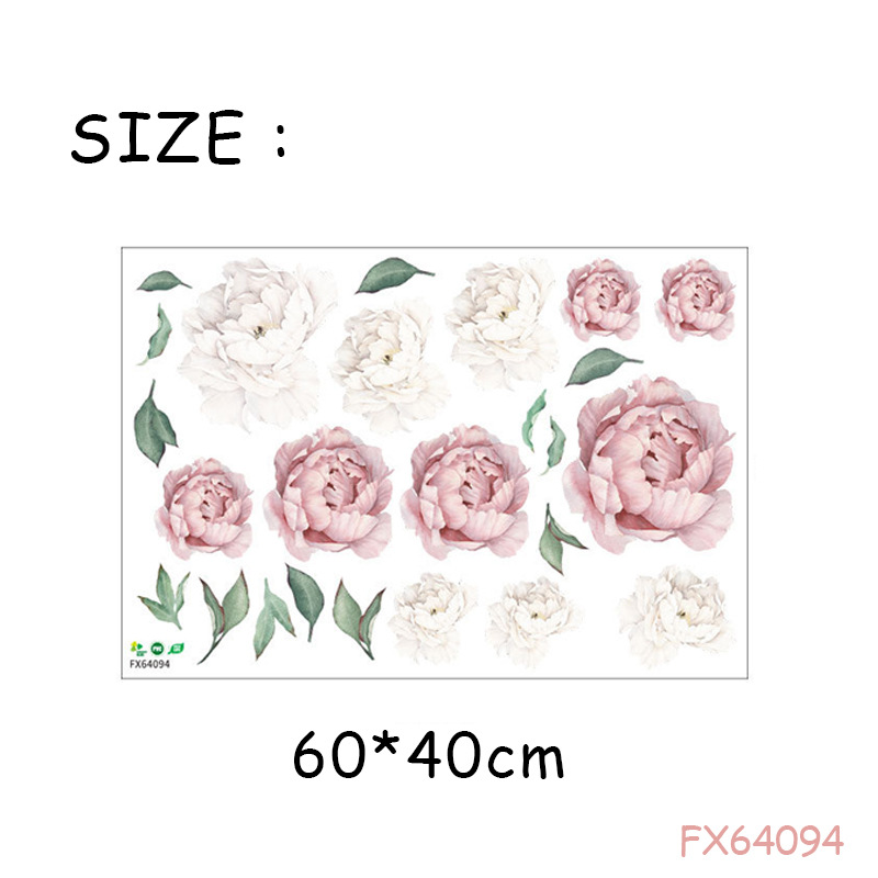 Creative Peony Series Wall Stickers display picture 3