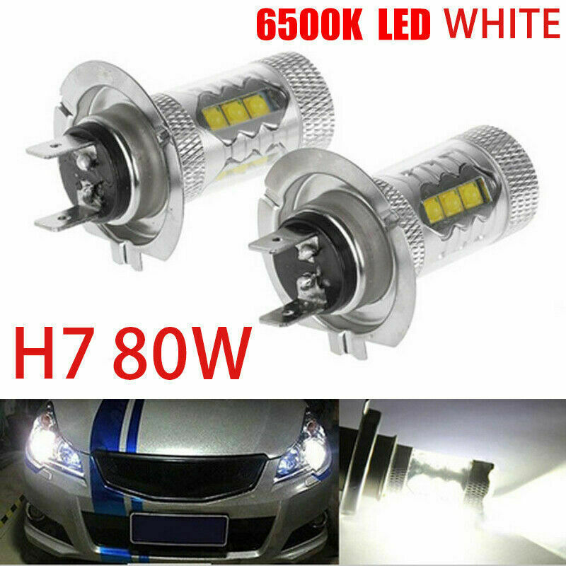Fábrica directa h1 h3 h7 h11 9006 9005 80W alta potencia LED de alto brillo bombilla de niebla frontal
