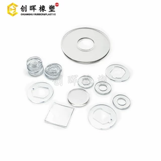 厂家批发PVC垫片 机器隔热绝缘塑料透明PVC垫片 加工定制