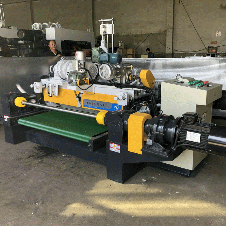 刨板无卡旋切一体机 单板旋切一体机 杨木单板四尺无卡旋切机立式