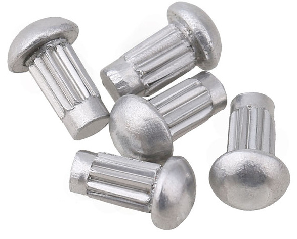 铝标牌铆钉GB827直纹滚花铝材质 铭牌商标实心铆钉M2 M2.5 M3 M4