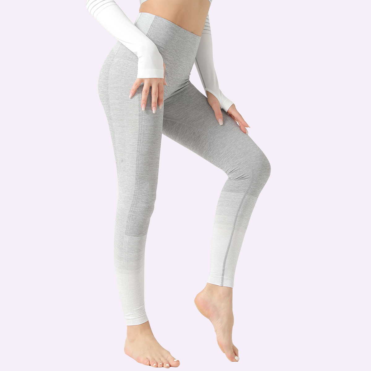 fitness knitted high-stretch yoga pants NSNS47277