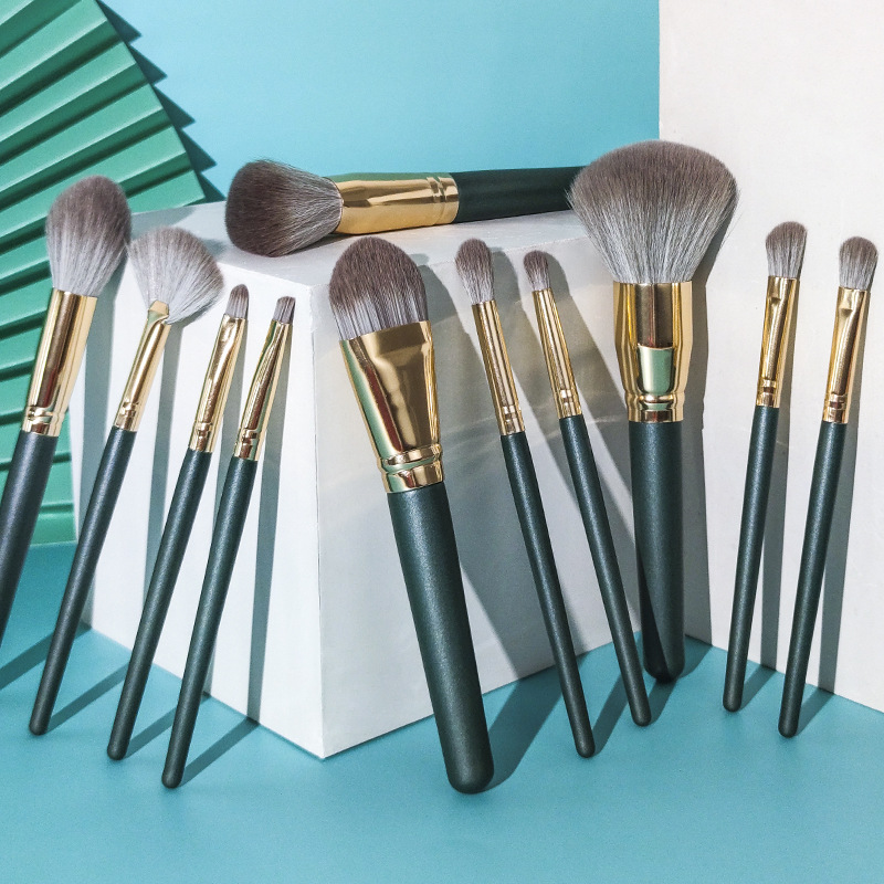 beginner 14 7 branches 12 Chinese style Cosmetic brush suit Cosmetic brush Brush set Soft fur Yan value full set Customize