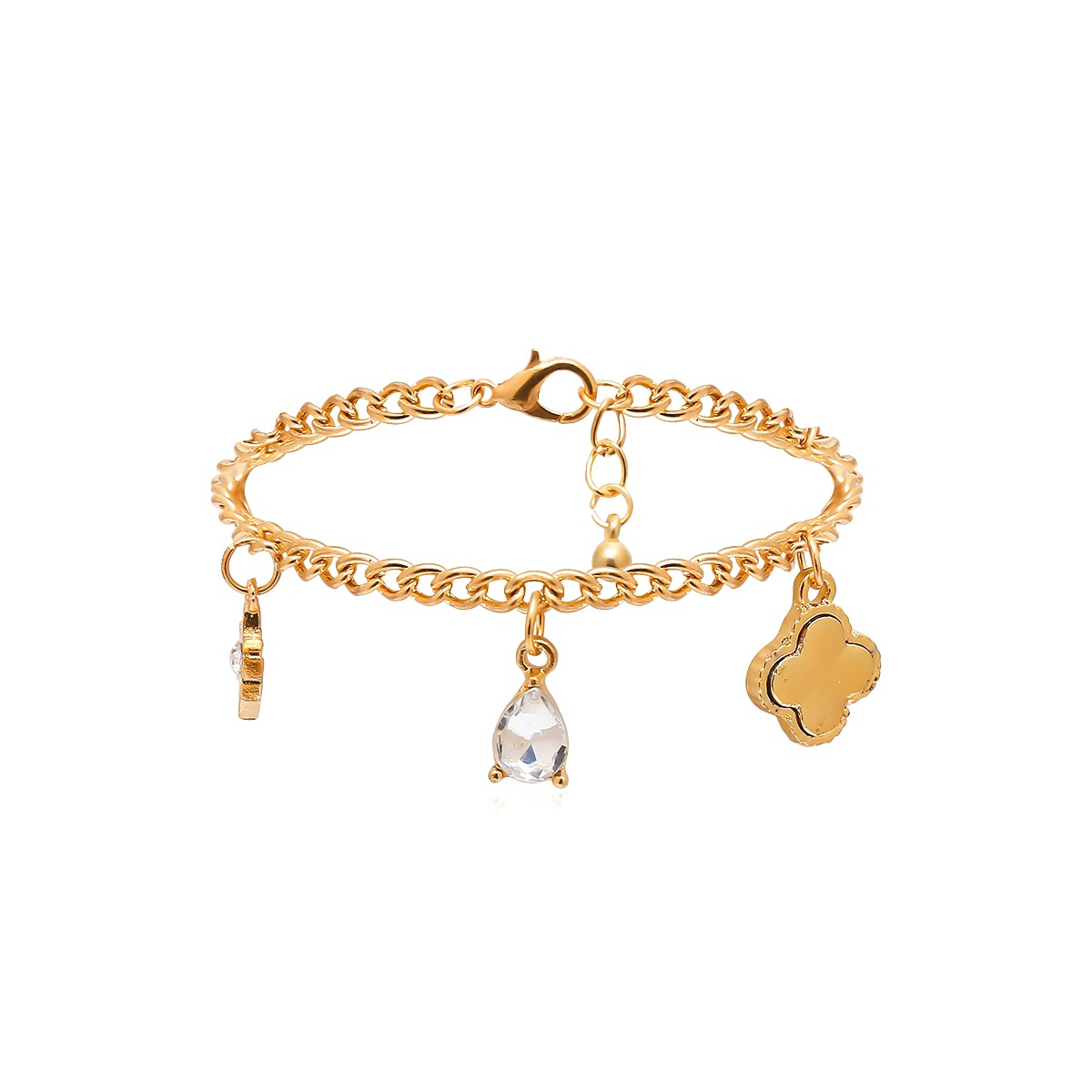 Fashion Jewelry Nihaojewelry Wholesale Square Gemstone Set Bracelet Multi-mang Star Micro Bracelet display picture 7