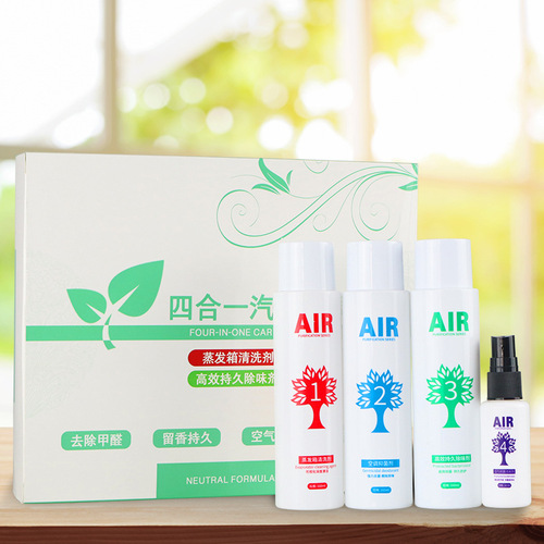 Car Air Conditioner Cleaner Set with Visual Cleaning Gun Set, In-Car Air Conditioner Cleaning, Deodorizing, Sterilizing, Four-in-One