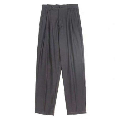 Seasonal Harbor Wind Drop Fit Straight Leg Trousers Vintage Trend Loose Men 3D Cut Nine-Tenths Casual Trousers for Men