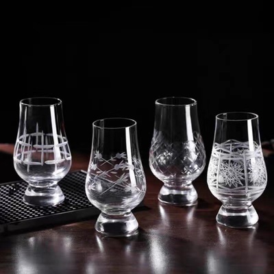 crystal Carved designs Whisky Smells Cup tulips Rum Spirits Cup Wine judge household Whisky Wine Glass