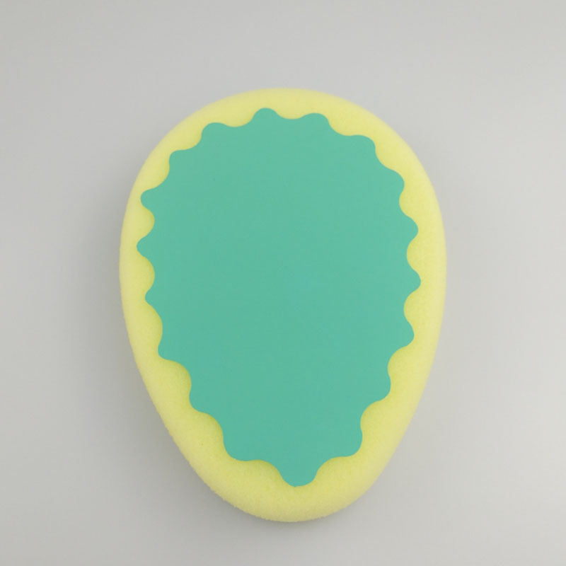 Suministro directo de fábrica al por mayor almohadilla de esponja de eliminación de vello en forma de gota de agua esponja de eliminación de vello esponja de belleza de piel en forma de corazón