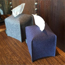 韩版毛毡纸巾罩  创意纸巾抽纸盒抽纸袋 毛毡纸巾袋纸巾套