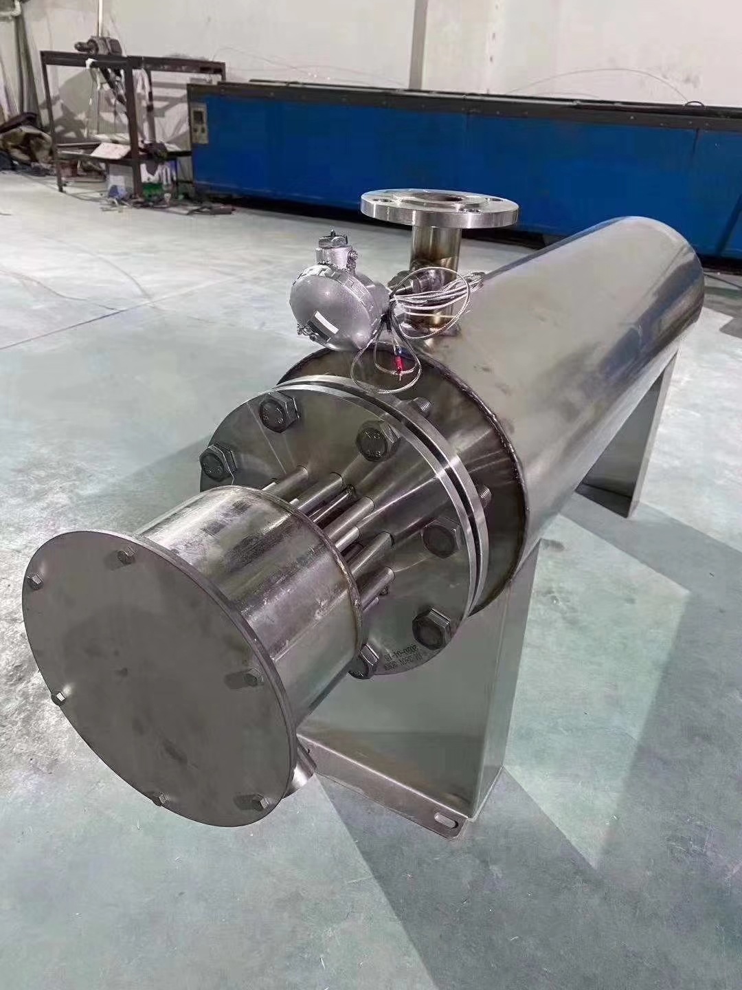 厂家批发熔喷布加热器水箱无纺布口罩机气体管道式空气电加热器