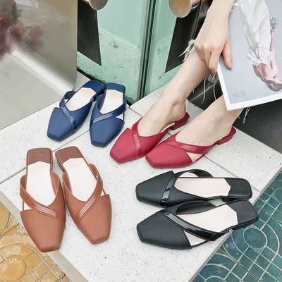 2020新款拖鞋女夏韩版时尚拖鞋外穿工作休闲凉鞋女 ins爆款凉拖鞋