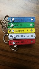 Cross-border ABS wood 0.5M folding ruler 10-fold keychain folding ruler ten-fold plastic ruler