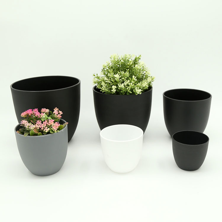 The manufacturer supplies simple succulent artificial flower arrangements, round flower POTS and imitation porcelain flower POTS detail image 1