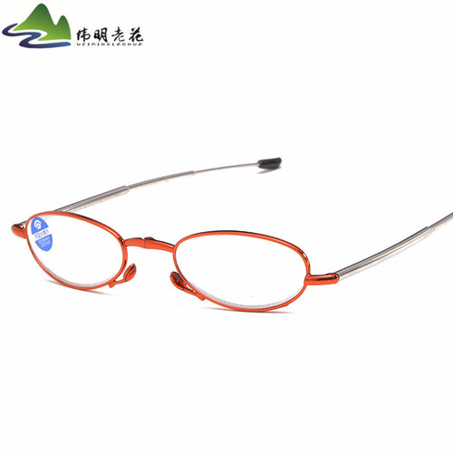 Exquisite pen holder display, anti-blue light antenna reading glasses, lighter box, traveling street stall foldable reading glasses