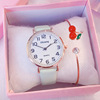 Brand minimalistic retro fresh trend waterproof watch, Korean style, simple and elegant design