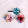 Hairgrip, hairpin, ponytail, big hair accessory, hairpins, Korean style, flowered