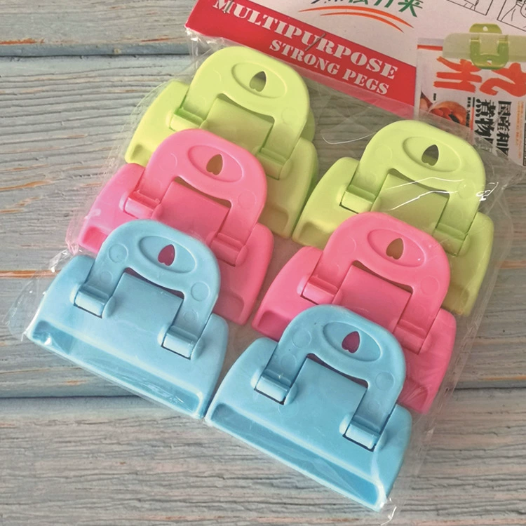 Зажим для запечатывания пластиковых пакетов Зажим для запечатывания пищевых продуктов Творческий влагостойкий зажим для закусок Зажим для чайных пакетиков