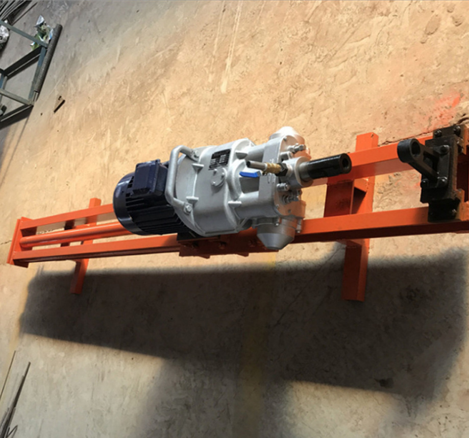 KHYD80岩石钻探机4kw防爆岩石电钻带钻架矿井探水孔钻机