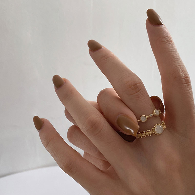 Verstelbare gouden kattenoog ring voor dames designer sieraden_voghion.com